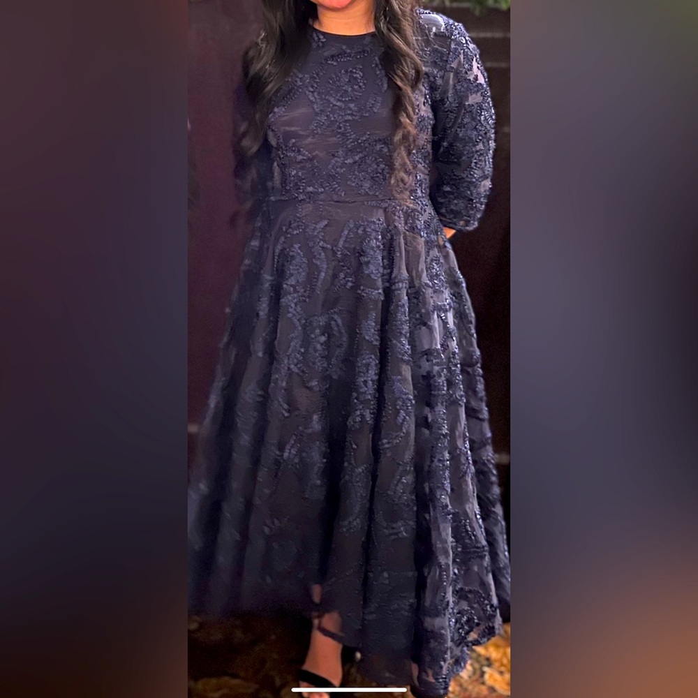 SOLD - Please Do Not Purchase Dainty Jewells Enchanted Evening Dress.. Navy.. M - Picture 1 of 5